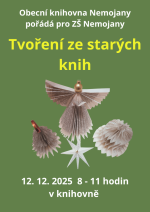 Vánoční tvoření ze starých knih