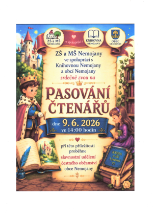 SLAVNOSTNÍ PASOVÁNÍ ČTENÁŘŮ